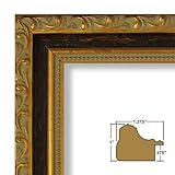 IMAGE OF 3x15 Ornate Gold Chipped Black 1.26