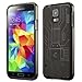 Galaxy S5 Case, Cruzerlite Bugdroid Circuit TPU Case Compatible with Samsung Galaxy S5 - Smoke