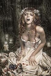 VICTORIA FRANCES VAMPIRE GIRL NEW POSTER 24x36