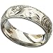 Platinum Hand Engraved Ladies Wedding Band