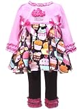 Rare Editions Toddler Girls Cupcake Print Legging Set