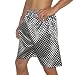 SILK COUTURE: Mens Sleepwear - Silk Boxer Shorts / Pajama Lounge Shorts (Size: M-L)