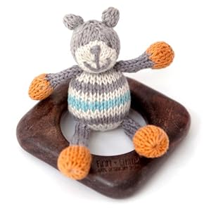 Finn + Emma Organic Teething Ring Buddy
