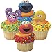 Search : 24 Sesame Street Cupcake Ring Toppers - Birthday Party Favors: Elmo, Big Bird, Cookie Monster, Abby