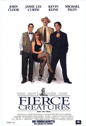 Fierce Creatures Movie Poster (11 x 17 Inches - 28cm x 44cm) (1996) Style A -(John Cleese)(Jamie Lee Curtis)(Kevin Kline)(Michael Palin)(Ronnie Corbett)(Robert Lindsay)