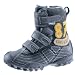 Geox Stiefel Kinder Fang, anthrazit/gelb