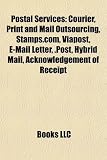 Postal Services: Courier, Print and Mail Outsourcing, Stamps.Com, Viapost, E-mail Letter, .Post, Hybrid Mail, Acknowledgement of Receip