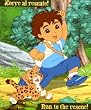 Go Diego Go! The Rescuer Fleece Throw Blanket Forest 50" X 60"