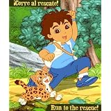 Go Diego Fleece Blanket Toddler Boys Jungle Throw
