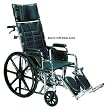 `Wheelchair Full Reclining 14 W/Removable Desk Arms DESK ARMS * 14 * Weight 46 lbs * Weight Capcity 300 lbs * New state-of-the-art hydraulic reclining mechanism allows for infinite adjustments up to 180 degrees *Padded armrests provide added patient com