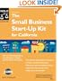 The Small Business Start-Up Kit for California with CDROM