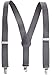 HOLD'EM Suspenders for Kids - 1 Inch Suspender Perfect for Tuxedo - Grey (22