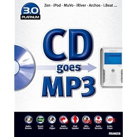 CD goes MP3 3.0 Platinum, CD-ROM Zen, iPod, MuVo, iRiver, Archos, iBeat ... F�r Windows 98 SE/ME/XP