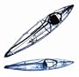 Clear Blue Hawaii Haleiwa Fiberglass Paddle - Black 220 cm