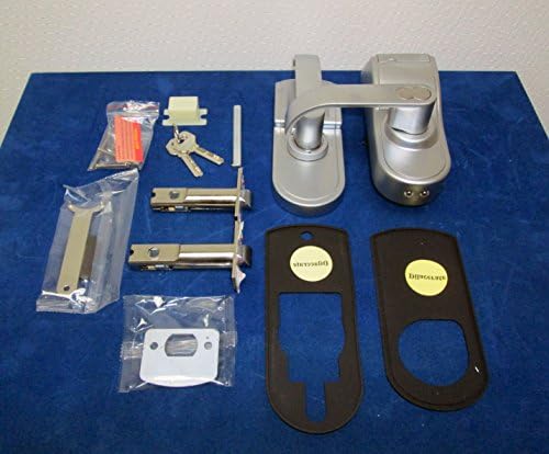 Digi Electronic Biometric Fingerprint + Keypad Door Lock, Chrome 6600-97 (Left Handle Door Lock)