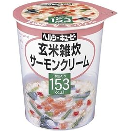 ヘルシーキューピー 玄米雑炊 サーモンクリーム 153kcal