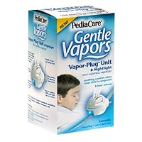PediaCare Gentle Vapors Vapor-Plug Unit and Nightlight, Mini Waterless Vaporizer (Pack of 3)