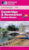 Cambridge and Newmarket, Saffron Walden (Landranger Maps)