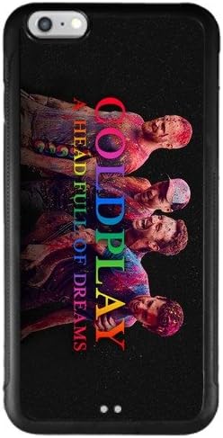 iPhone 6 Plus Case,Custom Coldplay Band Black TPU and PC Case cover for iPhone 6 Plus(5.5 inch)