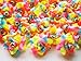 (100) Silk Neon Roses Flower Head - 1.75