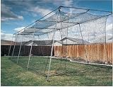 ATEC 40' Backyard Batting Cage Without Poles - Baseball Cages & Screens
