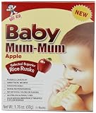 Hot-Kid Baby Mum-Mum Rice Biscuit Apple, 1.76 Ounce (Pack of 6)