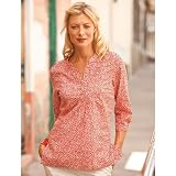 (エディー・バウアー) Eddie Bauer 3/4スリーブプリントローンシャツ