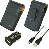 AT&T Samsung Galaxy S II / SGH-i777 Premium Pouch, USB Car Charger, USB Dat ....