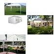 Palm Springs 10 X 20 White Party Tent Gazebo Canopy with Sidewalls Palm Springs 10 X 20 White Party Tent Gazebo Canopy with Sidewalls