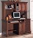 Mahogany Finish Desk and Hutch by Coaster