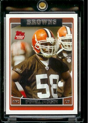 2006 Topps # 325 D'Qwell Jackson (RC) - Rookie Card - Cleveland Browns - NFL Football Cards