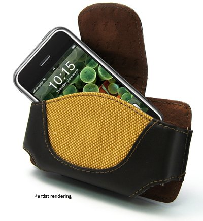 Incipio Apple iPhone Leather/Nylon Ranger Case (Brown)