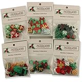 BUTTONS GALORE CHRISTMAS BUTTON THEME PACKS - SET OF 6