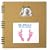 Baby Art Photo Album Kit - Taupe