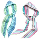 L. Erickson USA Elastic Loop Headband - 100% Cotton Bikini Beach