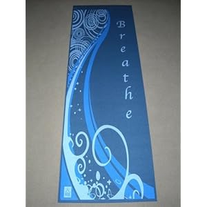 Cosmic Breath Yoga Mat - Black, 2' x 6' x andfrac14;