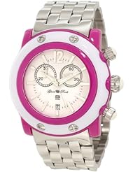 Glam Rock Womens GD1114 Miami Beach Chronograph White Dial Stainless Steel Watch