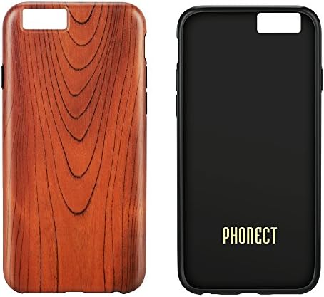 PHONECT iPhone 6/6s Case Wood Grain Series Resilient PET and TPU Rubber Shock Absorbing Case