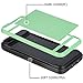 iPhone 5s Case,iPhone SE Case,iPhone 5 Case,by Ailun,Protective Shell-Smooth Card Slider Wallet&Flexible Shockproof Rubber Bumper&Anti-scratch PC Back Cover,Siania Retail Package[Mint Green]