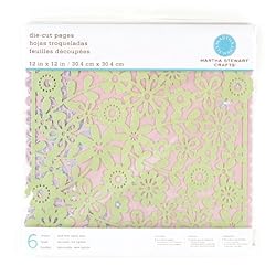 Martha Stewart Crafts Die-Cut Pages 12'' X 12'' Glitter By The Package