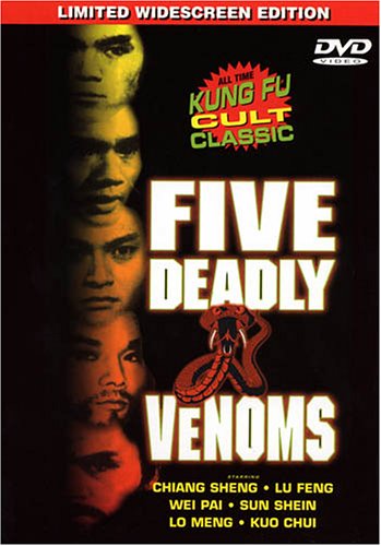 519X1DNJXJL. SL500  Kung Fu Saturdays: Five Deadly Venoms