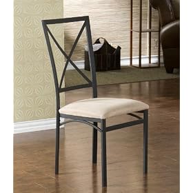 SEI Marlo Dinette Chairs Set of 4 by Southern Enterprises Inc.