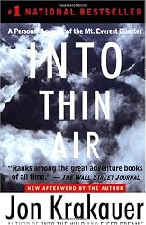 Into Thin Air: A Personal Account of the Mt. Everest Disaster
