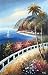 Impressionism / Landscape / Seascape / Scenery, Tropical Sea View, Handmade Oil Painting on Canvas, 