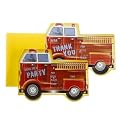 Fire Truck Party Invitations