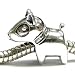 Queenberry (Free S/h) Sterling Silver Cute Pit Bull Dog Bead for Pandora Troll Chamilia Biagi European Story Charm Bracelets
