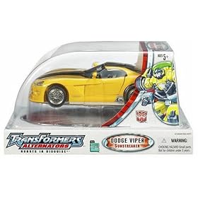 Transformers Alternators Dodge Viper Sunstreaker