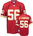Derrick Johnson Red Reebok NFL Replica Kansas City Chiefs Youth Jersey