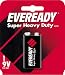 Electronics : Eveready Heavy Duty 1222BP 9-Volt Battery