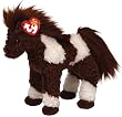 Ty Beanie Babies Thunderbolt - Brown and White Horse